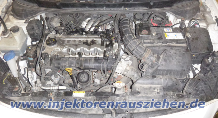 Injektoren ausziehen aus
                Hyundai i30 mit 1.4 CRDi Motor